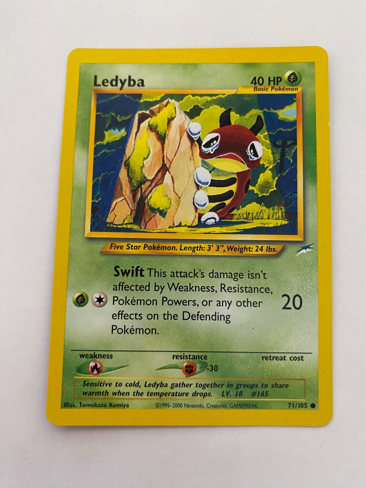 Ledyba 71/105 Pokemon Neo Destiny Common Non Holo NM/MINT 2002 box-S2