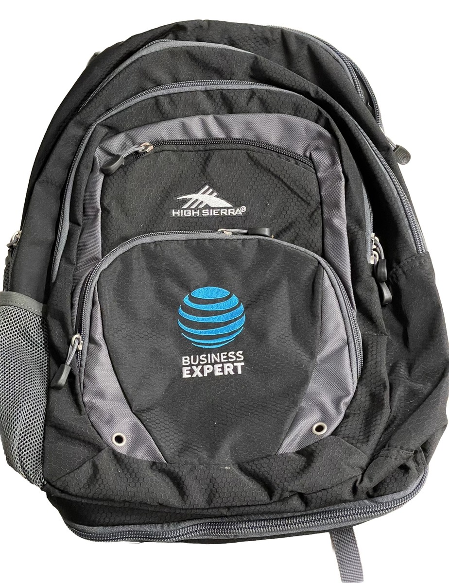 High Sierra Black Pilsen 75524 Padded Strap Unisex Laptop Backpack Large