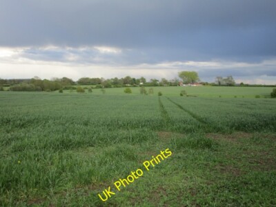 Photo 6x4 View towards Lodge Farm Minting Taken from a bend on Cow Lane. c2015