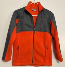Kids Columbia Jacket / Coat Medium Orange Gray