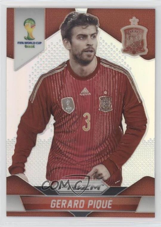 2014 Panini Prizm World Cup Silver Prizm Gerard Pique #171 9l4