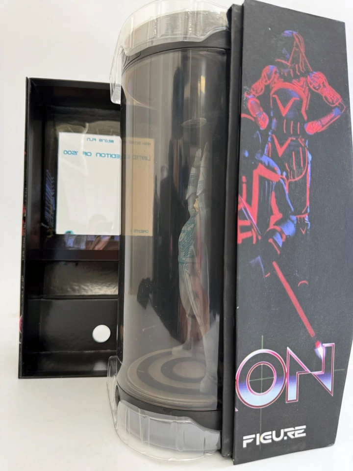 Disney TRON Vintage Poster Figure 2010 San Diego Comic-Con Exclusive Spin Master - Image 3 of 4