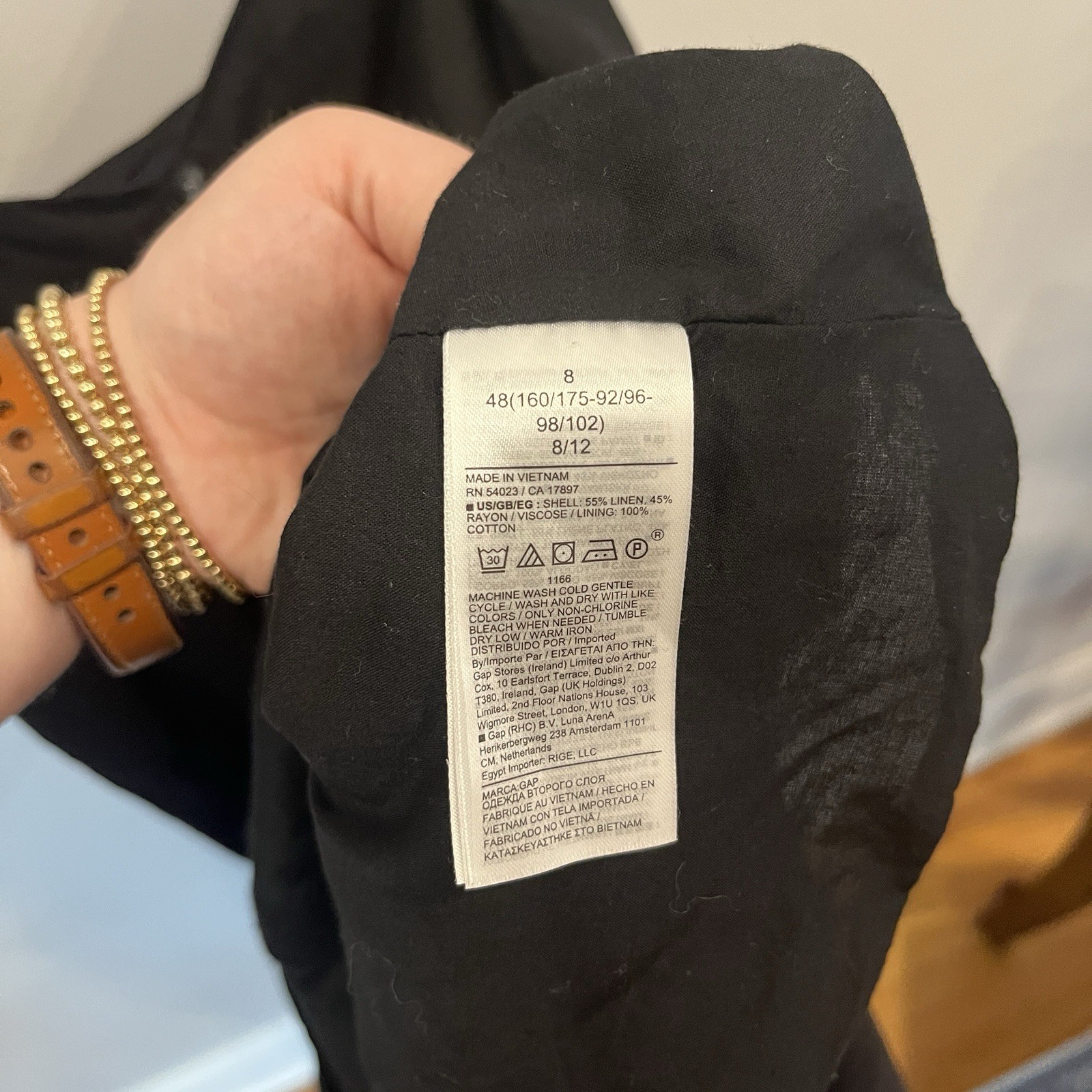 Gap Button Front Strap Midi Button Front Side Sli… - image 6