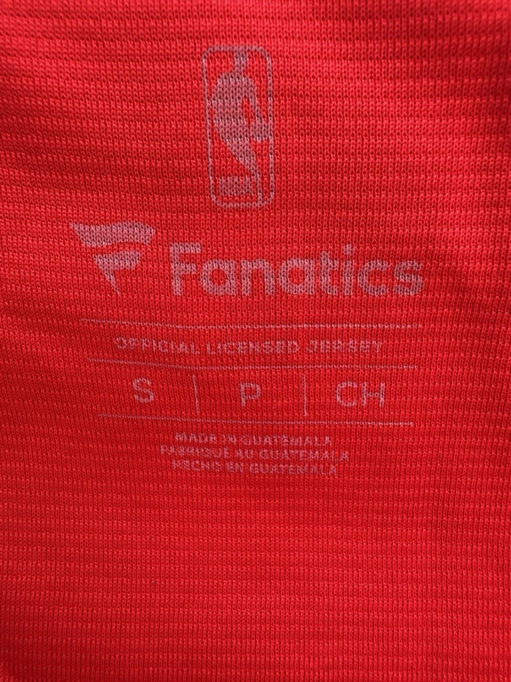 Новая футболка в сумке Fanatics NBA Fast Break красная с V-образным вырезом Washington Wizards маленькая - Изображение 3 из 4