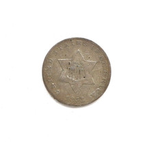 1851 (P) Three Cent Silver