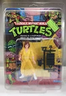 RARE Teenage Mutant Ninja Turtle APRIL Canadian 10 Back TMNT No Stripe 1988 MOC