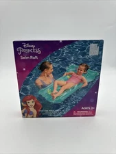 Disney Princess  41" x 19"  Pool Swim Raft - 2 Air Chambers - Ages 3+ Brand New