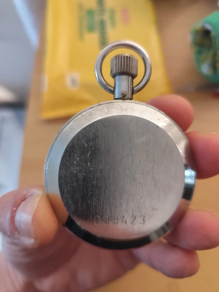 Ancien Superbe Chronomètre Prolabo Mécanique Vintage Montre Mouvement - Photo 4/4