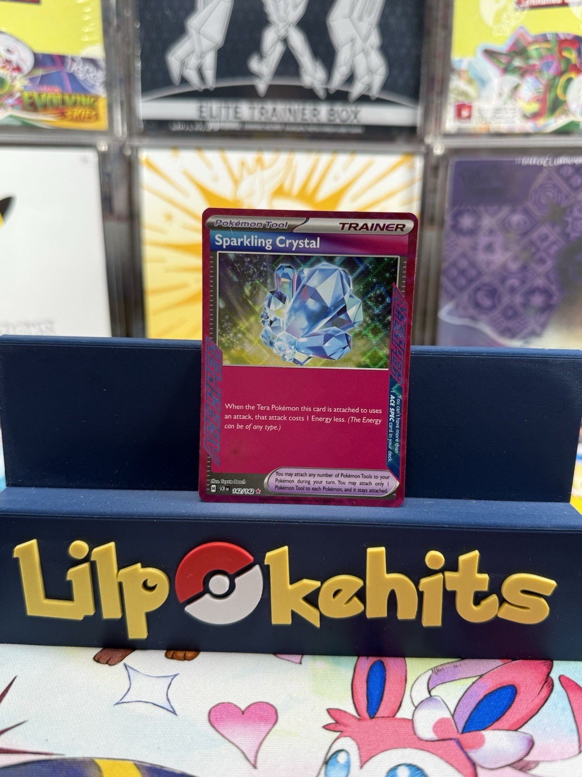 Sparkling Crystal 142/142 Ace Spec Stellar Crown Holo NM Condition