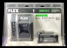 Flex FX0411-1C 24V 5.0AH LITHIUM-ION STARTER KIT NEW