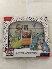 Pokemon 151 Scarlet Violet TCG Poster Collection Box Sealed