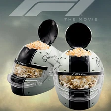 Collectible F1 Movie AMC Theater Sonny White Helmet Popcorn Bucket New Rare HTF