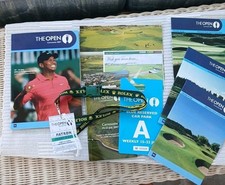 2007 OPEN CHAMPIONSHIP PROGRAMME, ROLEX PATRON TICKET, 3 ORDERS OF PLAY AND MORE
