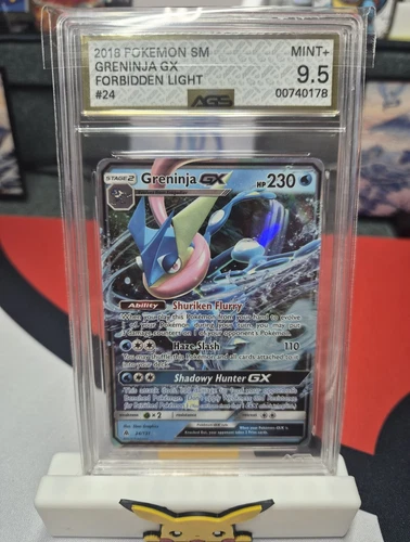 The Pokémon Company Greninja GX 24/131 SM Forbidden Light Holo English Ace 9.5