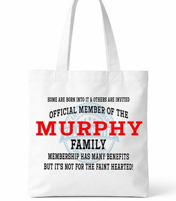 Murphy Family Clan Shopper Tragetasche Geschenk individuell Wiedersehen