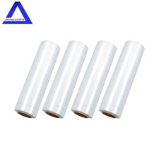 18"  1500 FT 60 Gauge 4 Rolls Pallet Wrap Stretch Film Hand Shrink Wrap Clear