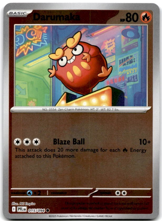 Darumaka Common ME02: Phantasmal Flames 015/094 NM