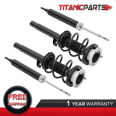 Front & Rear Struts Assembly Shocks Absorber For 2006 BMW 325i E90 Chassis RWD