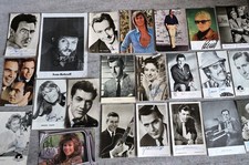 AUTOGRAMMSAMMLUNG  30x gemischt  Kino TV Musi...