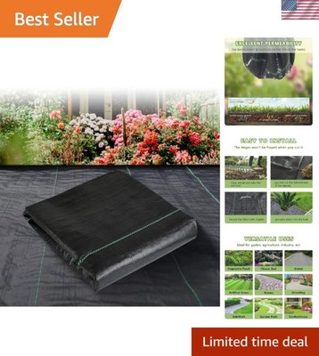 4ftx50ft Weed Barrier Landscape Fabric Heavy Duty，Weed Block Gardening Ground...