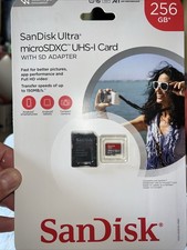 SanDisk Ultra 256GB micro SDXC UHS-I High Speed 150MB/s GENUINE factory sealed