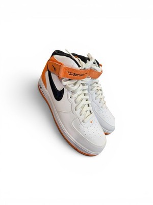 Nike Air Force 1 Mid 07 LV8 I Got Next White Orange Black Size 13 Mens