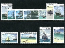 Australia - Cocos (Keeling) Island 1976 Ships set complete superb MNH. SG 20-31.