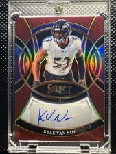 Panini 2025 Select Kyle Van Noy Prizm Signatures Autograph #SP-KVY Ravens 14/75