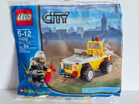 Retired Lego City Fire Sets 4992(boat), 20002 (BrickMaster/truck), 30010 (chief)