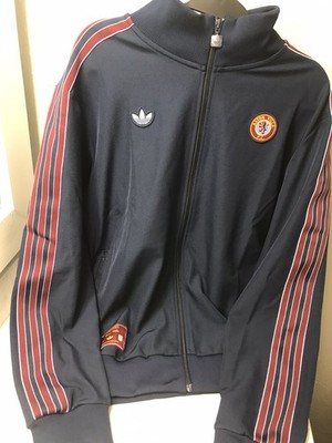 adidas Aston Villa FC Terrace Icons Track Top in collegiate navy Size Large Mens