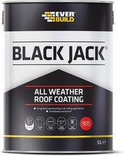 BLACKJACK 905 | ALL WEATHER ROOF COATING | BITUMEN ROOF COMPOUND FELT | 5 LITRE