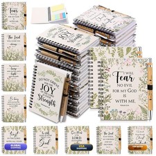 Engrowtic 60 Sets Christian Notebooks Gift Bulk Prayer Journal Religious Bible