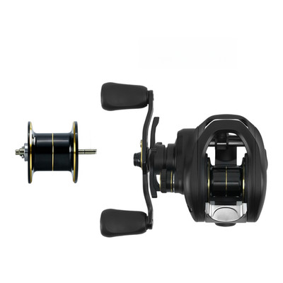 Tapered Line Guide Baitcaster Rolle 7,2:1 Übersetzung selbstbetriebende E-Brake