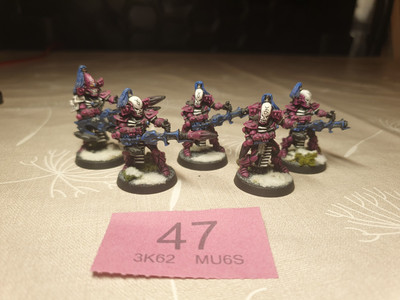 Warhammer 40000 40k Eldar Aeldari Dark Reapers X 5 Finecast 