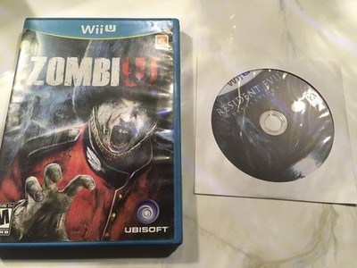 Resident Evil Revelations Zombiu Horror Bundle Lot (Nintendo Wii U, 2013)