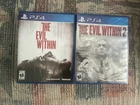 PS4 Lot The Evil Within (Used) The Evil Within 2 (New) PlayStation 4 Games