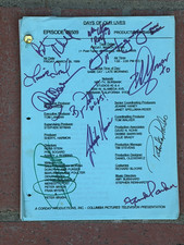 DAYS OF OUR LIVES ORIGINAL CAST SIGNED SCRIPT 2006 - 11 SIGNATURES PETER RECKELL