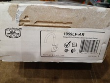 Delta Contemporary Single-Handle Bar Faucet in Arctic Stainless 1959LF-AR