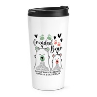 Personalisiert GroßVater BäR Reise Becher Tasse Vatertag Liebe Geburtstag