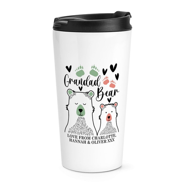 Personalisiert GroßVater BäR Reise Becher Tasse Vatertag Liebe Geburtstag-image