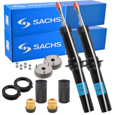 2x SACHS Stoßdämpfer + Rep-Satz Vorne L+R für BMW X5 E70 X6 E71