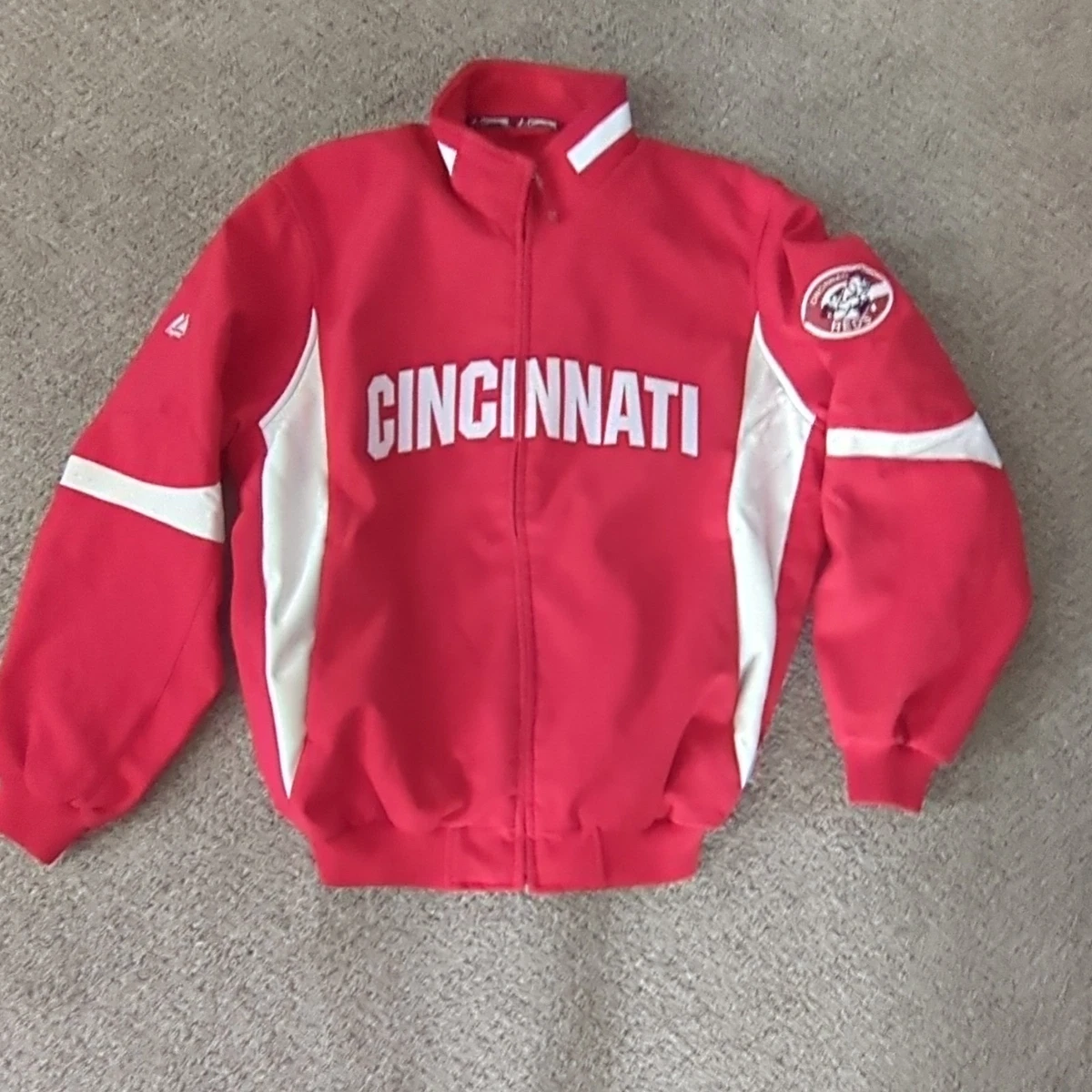 シンシナティレッズ　ジャケット　Majestic Majestic Cincinnati Reds MLB Jackets for sale | eBay