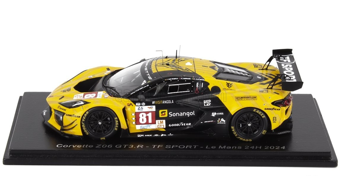 Spark 1/43 Chevy Corvette C8 Z06 GT3.R TF Sport #81 LMGT3 24H Le