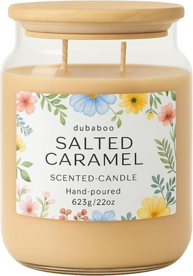 #ad Hand Poured Soy Candle – 22oz 623g Clean Burning Long Lasting Candle with Co $26.99