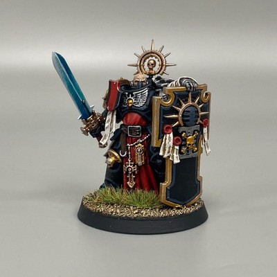 CONVERTED PRIMARIS CAPTAIN RELIC SHIELD WARHAMMER 40K SPACE MARINES DEATHWATCH