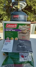 NEW! Coleman Sportster II Dual Fuel 1-Burner Stove Camp Dated 12/03 W/BOX & INST