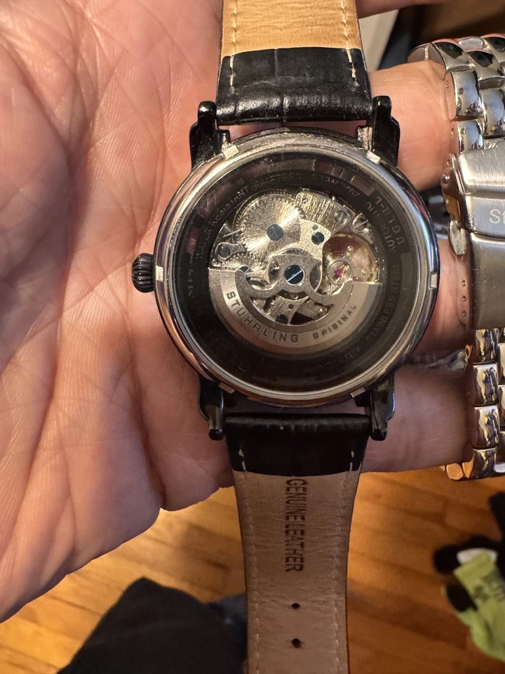 Stuhrling Original Hombre Esqueleto Modelo No. 90089 & SteinHausen Skelton Foto 4 de 4