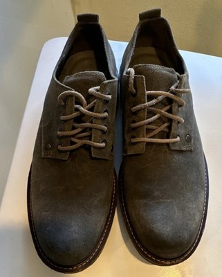 ECCO green antique suede men's casual shoes American 7 shock points