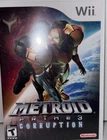 Metroid Prime 3 Corruption Nintendo Wii Video Game  w/ Instruction Booklet Used