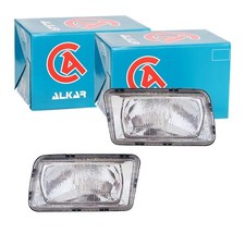 2X ALKAR HALOGEN SCHEINWERFER SATZ LINKS+RECHTS passend für AUDI 80
